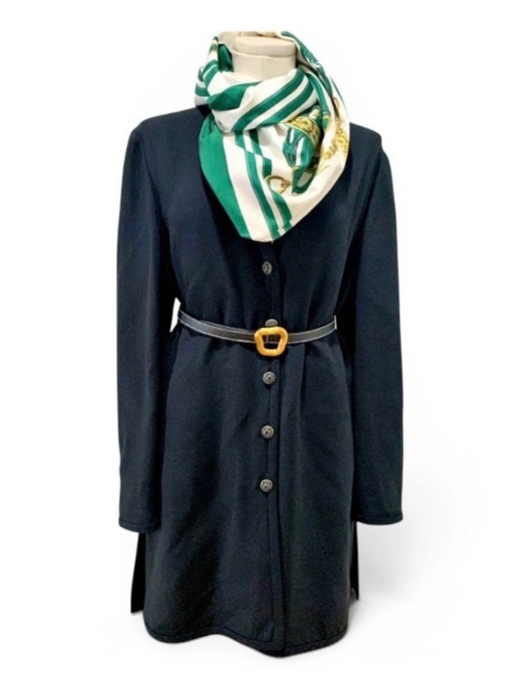 🛍️Valentino “Miss V” Authentic Vintage 1980s “Power Blazer Dress” - Picture 1 of 16